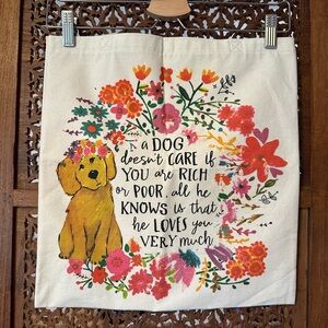NATURAL LIFE ‘Dog Doesn’t Care’ Canvas Tote